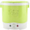 12v 100w 1l Electric Portable Rice Cooker, Multifunctional Rice Cooker Food Steamer Travel Rice Cooker Mini Rice Cooker for Cars (Green)