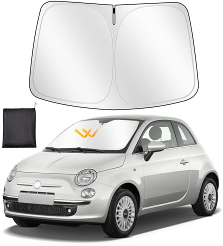 ZATOOTO Parasol Coche Delantero, Parasol Coche Delantero Plegable, Grueso y Reflectante de Poliéster Bloquea los Rayos UV y Mantiene el Coche Más Fresco