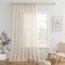 MIULEE Leinen Gardinen Vorhänge mit Kräuselband Weiss Gardine Vorhang Leinenoptik kräuselband Wohnzimmer Modern Voile Schienensystem Schlafzimmer 1er Set 300x245 cm Natur