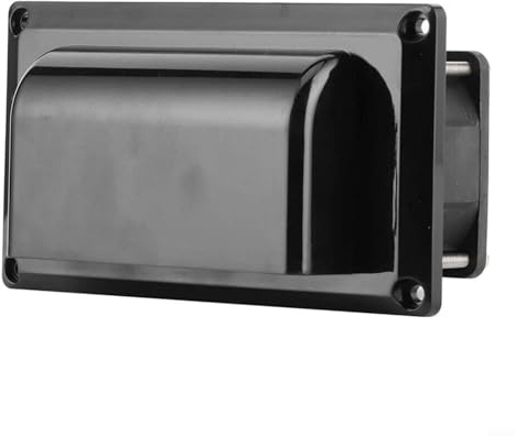 Marchfunny Ventilador extractor de 12 V para caravana, rejillas laterales, ventilación de aire, para RV, camping, RV, remolcador, yate, para caravana (negro)
