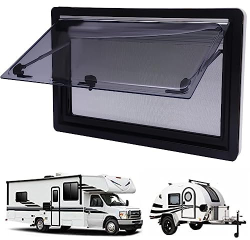 Finestra per Camper con Oscurante e zanzariera integrati - Finestra Laterale per roulotte e Camper
