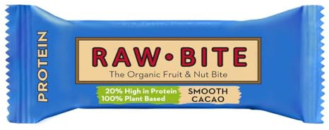 Raw Bite Protein Smooth, Cacao, 45g (8)
