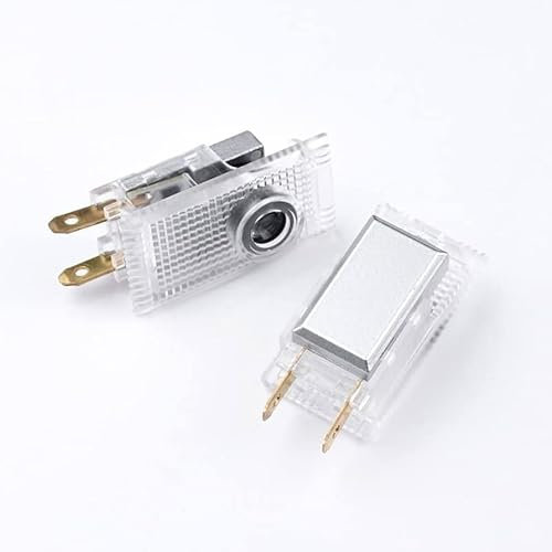 2Pcs Wireless Universal Car Projection LED Projector Door Shadow Light Welcome Light Laser Emblem Logo Lamps Kit No Drilling Required (compatible with Vaux Hall cars)