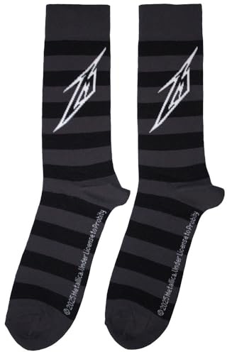 Metallica Lightning M Socks Charcoal Grey