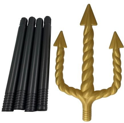 Storage Bag Halloween Devil Costume Detachable Devil Pitchforks Fork King Tridents Cosplay Accessories Pitchforks Prop Costume Earrings