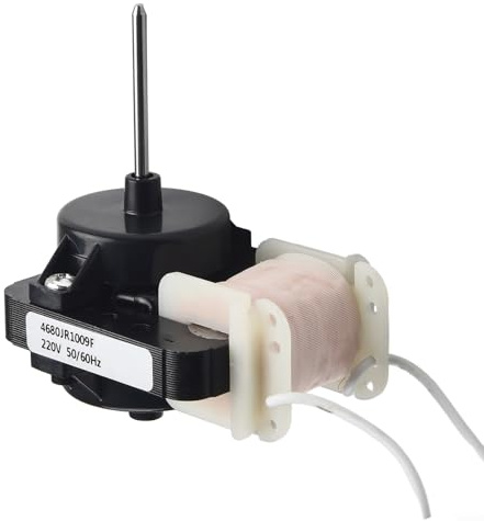 Pieza de repuesto para motor de ventilador de refrigerador 220V-240V 50-60Hz Motor de refrigeración evaporador duradero compatible con varios modelos de refrigerador, accesorio de reparación de