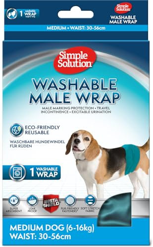 Simple Solution Hunde Windeln waschbar für Rüden M