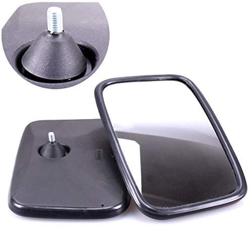 TRUCK DUCK® 2x Universal Rückspiegel 250x165mm mit M8 Gewinde Außenspiegel Seitenspiegel Set für Traktor Bagger LKW Wohnmobil