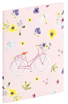 Rössler Papier 11731395000 - Briefpapierpack „Flower Ride“, 185 x 250 mm, 10 Blätter & 10 Briefumschläge