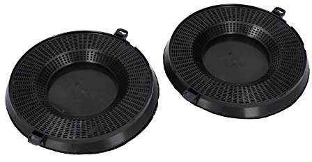 LUTH Premium Profi Parts - 2x Set filtri a carbone attivo per cappa da cucina 233mm Compatibile con AEG 9029793610 EHFC48 Typ48 Whirlpool 48400000000087878783 Indesit C00384665