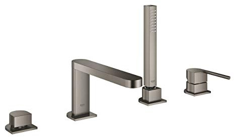 Grohe 4-Loch-Wannenkombination PLUS hard graphite gebürstet