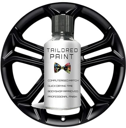 For Ford Alloy Gloss Black Touch Up Paint Curb Scratch Chip Repair Kit Paint Pen Edge Fiesta Focus Mondeo KA Eco-Sport Kuga Galaxy B-Max C-Max Transit Custom ST-Line (Touch Up Paint, Lacquer + Primer)