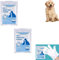 JINGLING Pet No Washing Glove 12 Pairs Pet Grooming Gloves Bathing Gloves, Deodorizing Pet Cleaning Wipes, Cat and Dog Pet for Disposable Gloves Bath Supplies, Pet Massage Gloves