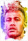5d Diamond Painting Diamant Bilder FüR Erwachsene Und Kinder Neymar Jr. Fußball-Fußballspieler DIY Kreuzstich Arts Craft Kristall Strass Stickerei 11.8x15.7(30x40cm) Kein Rahmen