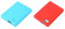 2 Pack Soft Liquid Silicone Protective Case Cover Sleeve Compatible with WD 1TB/2TB My Passport Portable External Hard Drive HDD, Shockproof dropproof Scratch Resistant Skin(red+Blue)