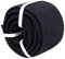YUZENET Braided Polyester Arborist Rigging Rope (3/8inch X 50feet) High Strength Outdoor Rope for Rock Climbing Hiking Camping Swing, Black