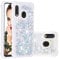 KBIKO-zxl Clear Case Compatible with Samsung Galaxy A20E Phone Case TPU Cover Glitter Liquid Case for Samsung Galaxy A10E, Lightweight Sequin Back Case for Galaxy A20E / A10E.Silver YBL
