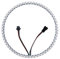WS2WS2812B 8/16/24/35/45/60 93/241Leds Pixel Ring adressierbare geführte Module IC RGB farbenreicher runder geführter Kreis DC5V (60 LEDs, Weiße PCB)