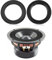5 Haut-parleurs Surround, Mousse Bord Woofer Réparation Pyle 5 Haut-Parleur Subwoofer Colle Contrôle Pièce de Rechange Noir (5 Pouces / 12,7 cm)