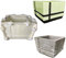 EAIVENY Large Concrete Planter Mold for Flower Pot Making, 9.45 * 9.45 * 8.27 Inch, Garden Decoration