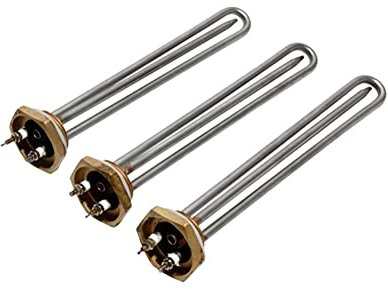 IpuDis 220V 1KW/1.5KW/2KW Electric Water Tubular Heater Immersion Heating Element 1 1/4 Inch Thread With Probe Tube Can be used for camping solar water heaters (Size : 220V, Color : 2KW 260mm Tube)