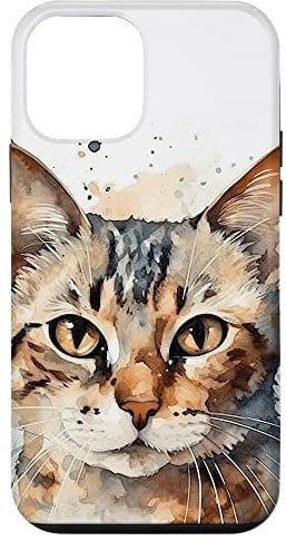 iPhone 12 mini Cat Watercolor Graphic Case