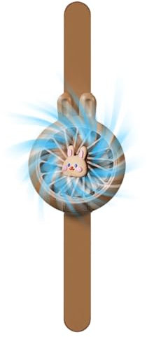 Portable USB Fan,Light up Adjustable Wrist Fan | Cartoon Wrist Fan with 3 Speed for Playing, Home, Portable Fan for Travel Camping