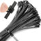 UPINS Schwarz Kabelbinder Set, 120 Stück Wiederverschließbar Kabelbinder 300 x 7,6mm Wiederverwendbare UV Beständig für Familie Werkstatt Garten Kabelmanagement