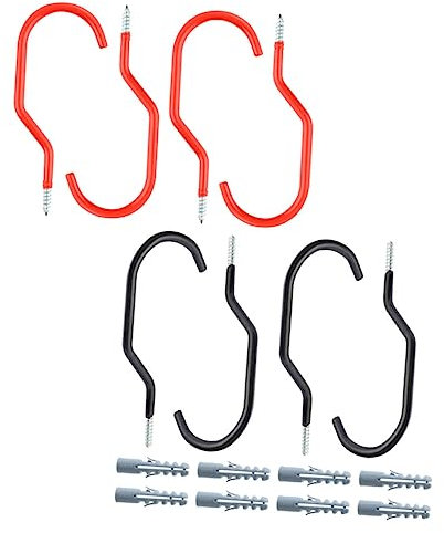 FOYTOKI 16stücke Fahrrad-wandhaken Für Innenbereich Langlebiger Fahrrad-parkhaken Anhängerständer Wandmontage Für Rennräder Und Mountainbikes