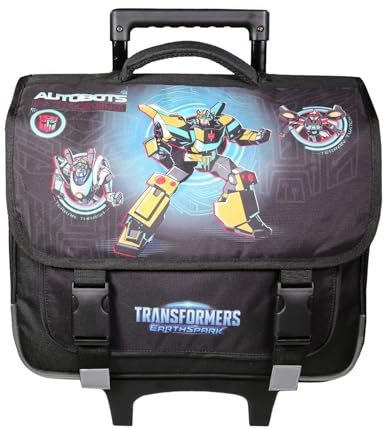 Bagtrotter Schulranzen mit Rollen 38 cm Transformers Schwarz