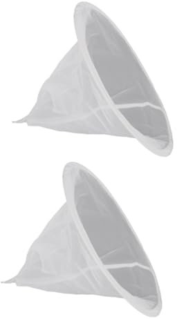 VANZACK 2St Honigfilternetz honey extractor honigschleuder dadant Honey strainer Mesh-Lebensmittelfilter Bildschirm-Bienenhausausrüstung Honigsieb-Filternetz Imkerei-Honigsiebfilter Weiß