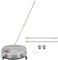 Dollate 18 Inch Professional Pressure Washer Surface Stainless Steel Cleaner Pressure Washer Disc Rotary Head 1/4 Qc for Driveways, Patios, Decks, Sidewalks,Max Water Pressure 4000 Psi