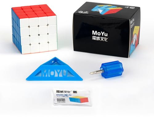 MOYU Meilong 4M Zauberwürfel, 4x4 Magnetischer Geschwindigkeitswürfel Puzzlewürfel Flexible 3D Rätsel für Würfelliebhaber