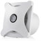 Ventilador extractor de baño, ventilador de techo de baño de 15 W, con luz de ventilación de aire, inodoro, 4 pulgadas, 2300 rpm, para cocina y baño
