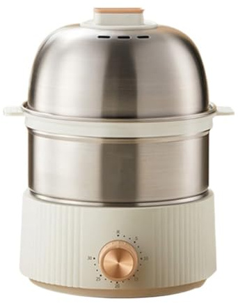 Vnook Cuociuova Elettrico, cuociuova multicooker a Vapore Automatico, cuociuova Elettrico for la Colazione, scaldavivande a Vapore, for casa, Ufficio, Cucina
