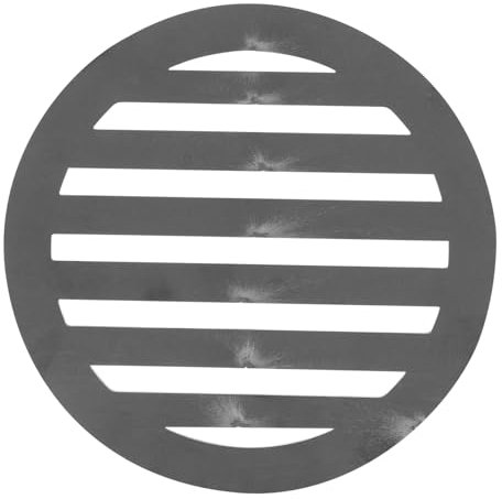 HEMOTON Runder Bbq Grillrost Aus Gusseisen Robustes Eisen Feuergitter Holzkohle Ersatzrost Vielseitig Passend Einfache Reinigung Für Outdoor Grillkamin Und Camping