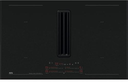 AEG NCP84C01AZ Nero da Incasso 83 cm Piano Cottura a induzione 4 Fornello(i) Cappa da Incasso