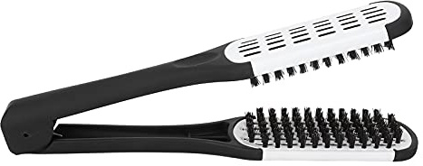 RiToEasysports Bristle Bristle Double -sided Brush Clamp Hair Smooth Comb for Men Men, Belly Clamps for Hair Care (White)