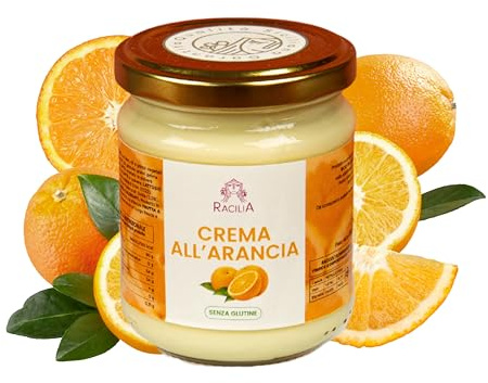 RACILIA Crema all'Arancia - Crema Spalmabile Arancia - 190g