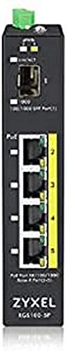 Zyxel RGS100-5P Unmanaged L2 Gigabit Ethernet (10/100/1000) Power Over Ethernet (PoE) Black