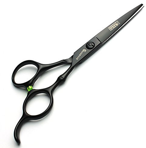 5,5 Zoll schwarze Haare Schere Kit Kombination Salon Frisur Werkzeuge 440c hohe Härte Edelstahl Haar Haar besondere Friseur (5,5 Zoll Cutting Scissors)