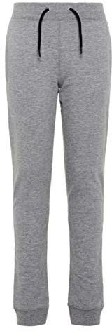 NAME IT Baby - Jungen Hose NKMSWEAT Pant UNB NOOS 13153684, Einfarbig, Gr. 86, Grau (Grey Melange)
