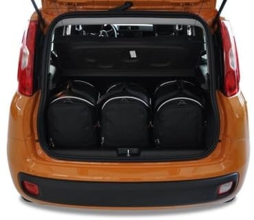KJUST Dedizierte Kofferraumtaschen 3 stk kompatibel mit FIAT PANDA III 2012+