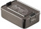 elasto – Personalisierte Brotdose mit Name aus Aluminium – BPA-freie Brotbox mit Gravur für Kindergarten, Schule & Ausflüge – Personalisierte Geschenke für Kinder (17x12x5 cm | Anthrazit LKW)