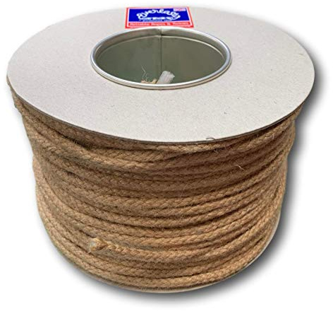Everlasto, corda di iuta intrecciata con nucleo in polipropilene resistente n. 5, 7 mm x 100 m