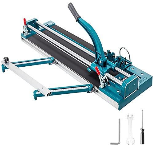 Mophorn Tagliapiastrelle manuale 1200mm Tagliapiastrelle Manuale a Doppia Rotaia 3/5 in Cap con Strumenti di Taglio Manuale con Posizionamento Preciso del Laser