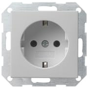 Gira 0188015 SCHUKO-Steckdose 16 A 250 V, System 55, grau matt