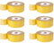 Alfa 6x Verlegeband Top-Fix extra stark klebend 25 m x 50 mm - Doppelseitiges Klebeband zum Verlegen von Teppich und PVC-Belag - doppelseitig klebend