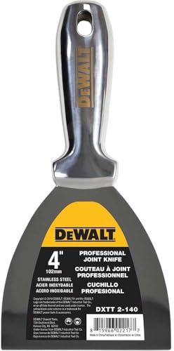 DeWALT Drywall Stainless Steel Jointing/Filling Knife 100mm (4in), DDW2404