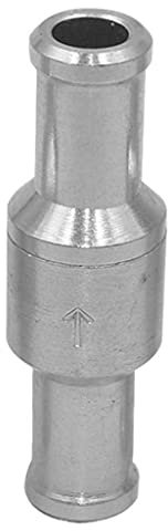 FIDALIKA 1 STÜCKE 6-12mm Einweg Rückschlagventil, Aluminiumlegierung Kraftstoff Non Return Rückschlagventil Benzin Diesel Für Auto Automobile Öl Wasserpumpen (Size : 10mm)